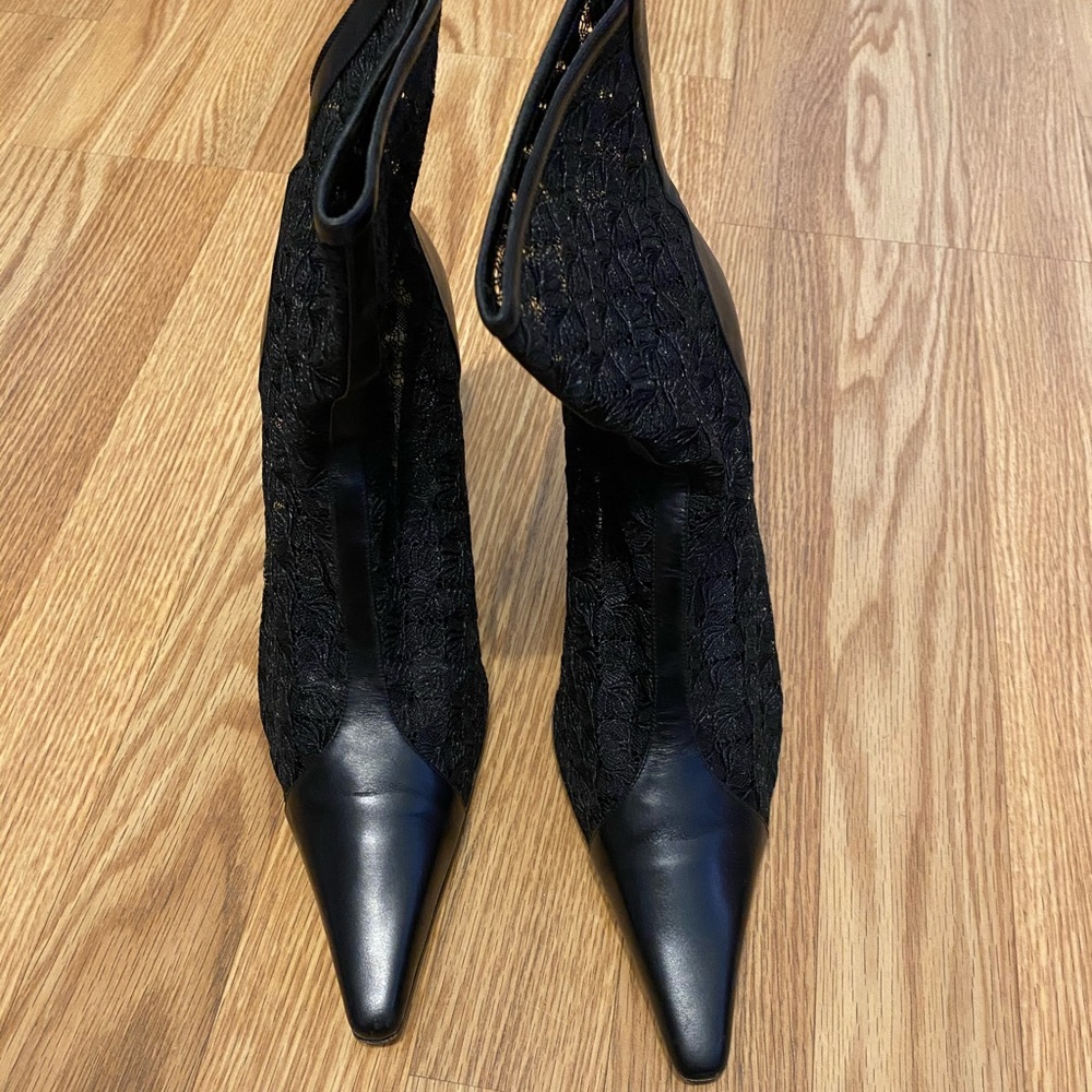 Lace boots high heels any season